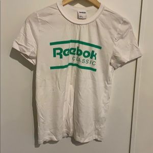 Cotton Reebok Classic Tee white size S